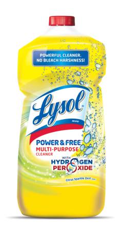 LYSOL® POWER & FREE™ Multi-Purpose Cleaner - Pourable - Citrus Sparkle Zest